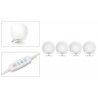 Luci LED da specchio per trucco dimmerabili da 10pz lampadine stile...