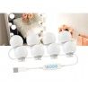 Luci LED da specchio per trucco dimmerabili da 10pz lampadine stile...