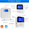 Termometro WIFI SMART sensore di temperatura umidità misuratore igr...