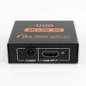PDR*Splitter Sdoppiatore HDMI FulL HD 1080P 1080p 4K 2K 3D 2 Uscite amplificate
