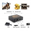 PDR*Splitter Sdoppiatore HDMI FulL HD 1080P 1080p 4K 2K 3D 2 Uscite amplificate