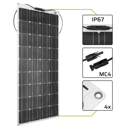 Modulo solare Flessibile 100W 12V 18V per pannelli solari Green Cell ETFE MC4