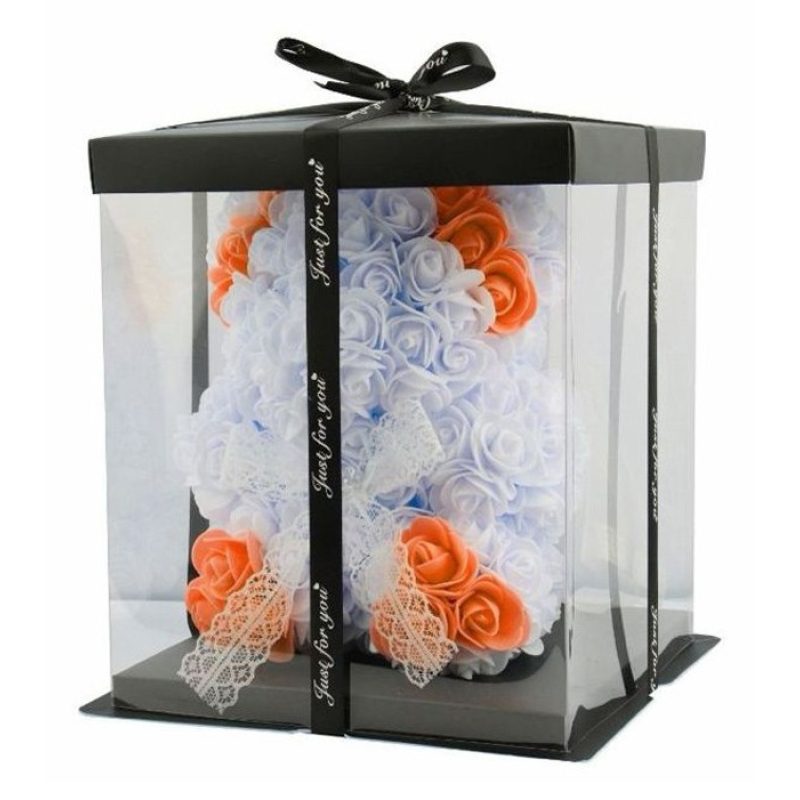 Hongu Orsetto di rose artificiale led RGB idea regalo san valentino...