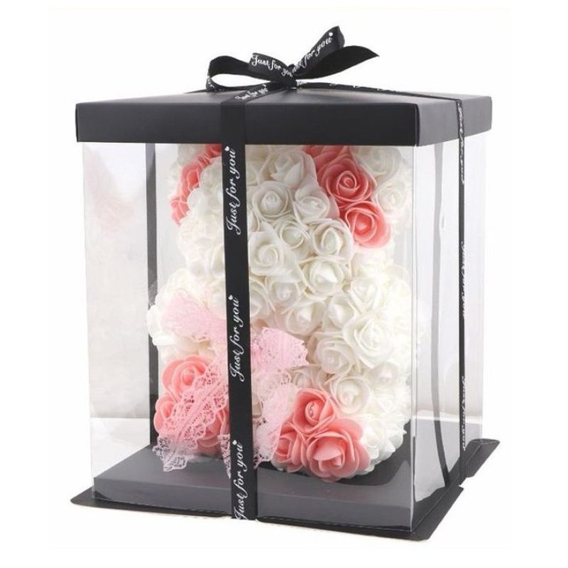 Hongu Orsetto di rose artificiale led RGB idea regalo san valentino...
