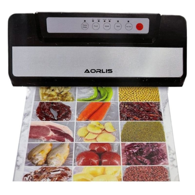 Aorlis Macchina per sottovuoto 120W sigilla confeziona alimenti sac...