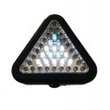 Lampada da lavoro gancio e magnete 15 + 20 LED compatta torcia riparazioni SOS