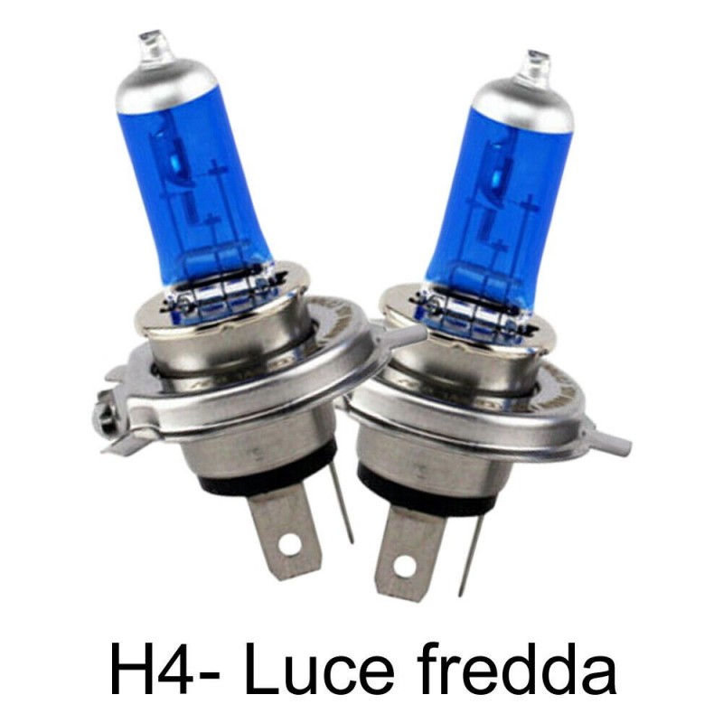 24V Coppia lampade lampadine Alogene Camion tir H4 75/70W luce BIANCA fari HID