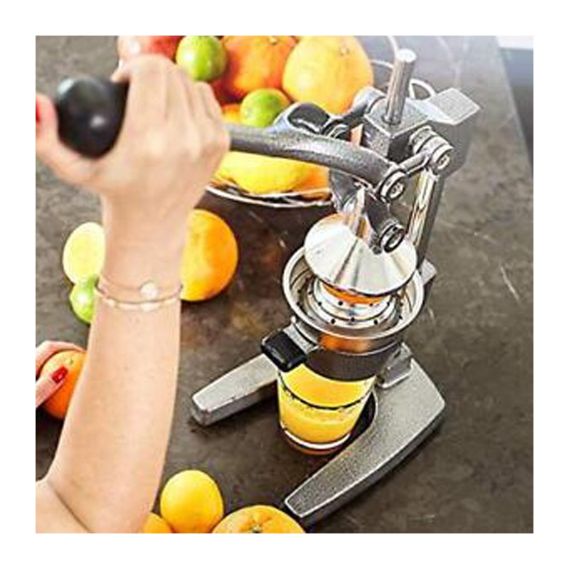 Spremiagrumi Manuale In Acciaio Inox – Per Arance E Lime – Modello C7D03 (Capacità 10 Oz)