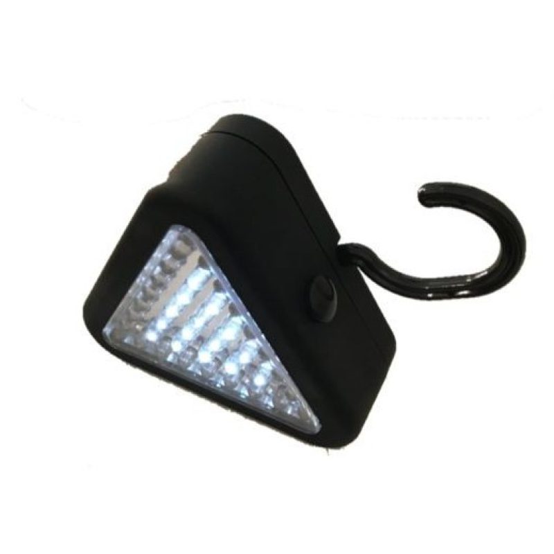 Lampada da lavoro gancio e magnete 15 + 20 LED compatta torcia riparazioni SOS