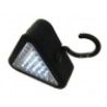 Lampada da lavoro gancio e magnete 15 + 20 LED compatta torcia riparazioni SOS
