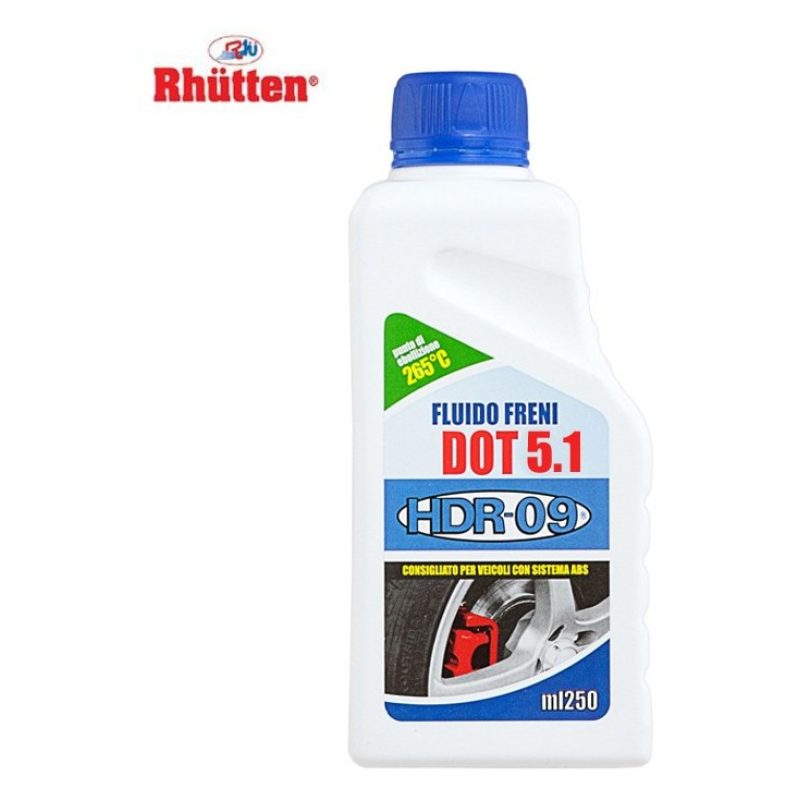 RHUTTEN Liquido fluido olio freni per auto moto DOT 5.1 brake fluid...