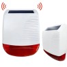 Hongu Sirena Solare Esterno Wireless 433MHz Allarme Antifurto Casa ...