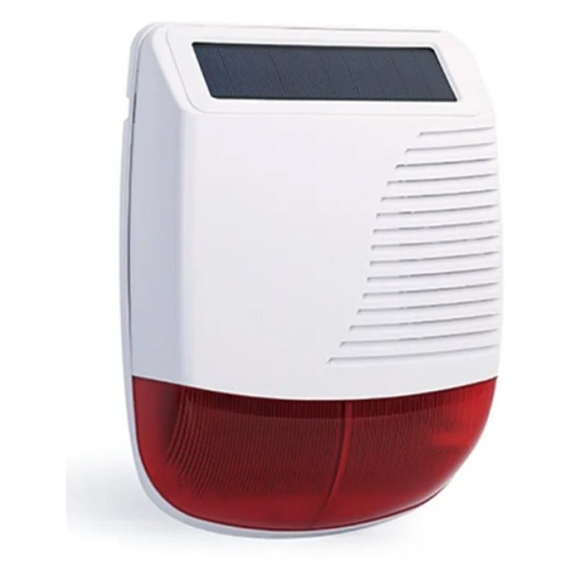 Hongu Sirena Solare Esterno Wireless 433MHz Allarme Antifurto Casa ...