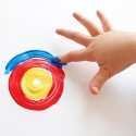 Colori a dita barattoli tempere Valigetta Primo Disegno Pittura bambini 4x100g