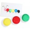 Primo Colori a dita barattoli tempere Primo Disegno Pittura bambini...