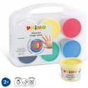 Colori a dita barattoli tempere Valigetta Primo Disegno Pittura bambini 6x100g