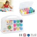 Primo Confezione 18 Tempera Pronta Fluo Metallizzati 25ml colori bambini pittura