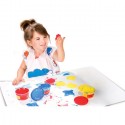 Primo Confezione 18 Tempera Pronta Fluo Metallizzati 25ml colori bambini pittura