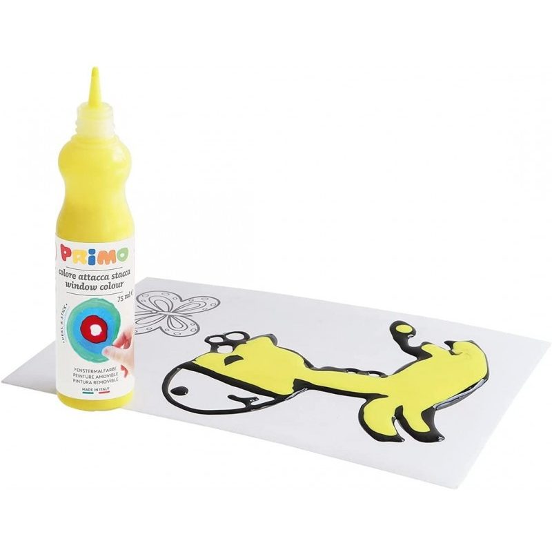 6 Colori Window Primo crea un disegno da staccare bambini in valige...