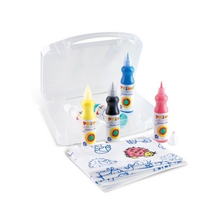 6 Colori Window Primo crea un disegno da staccare bambini in valigetta pittura