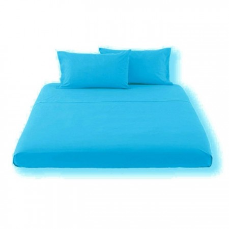 Lenzuola Sotto con Angoli MAXI piazza e mezza cotone Made in Italy 140x200+25cm