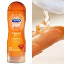 Durex Massage 2in1 Gel Intimo Massaggi corpo Guaranà Lubrificante sensuale 200ml