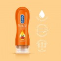 Durex Massage 2in1 Gel Intimo Massaggi corpo Guaranà Lubrificante sensuale 200ml