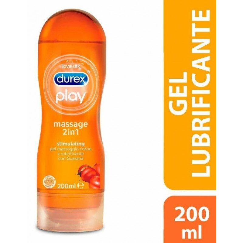 Durex Durex Massage 2in1 Gel Intimo Massaggi corpo Guaranà Lubrific...