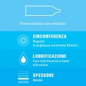 Preservativi Classici DUREX SETTEBELLO 36 Profilattici Standard in scatole da 6