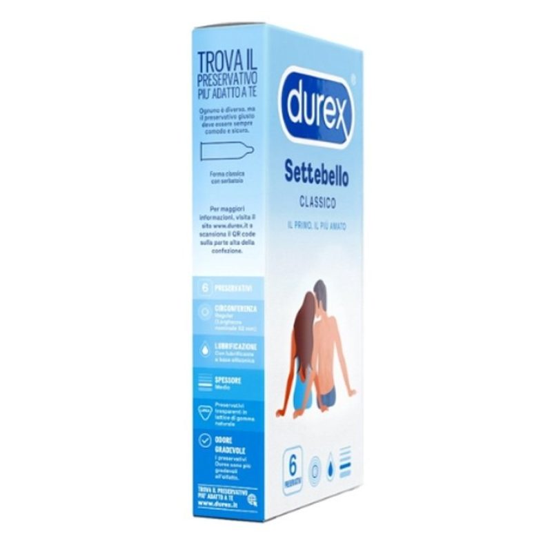 Durex Preservativi Classici DUREX SETTEBELLO 36 Profilattici Standa...