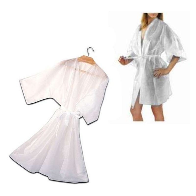 Ro.ial.® Kimono TNT monouso colore bianco 10pz per estetista parruc...