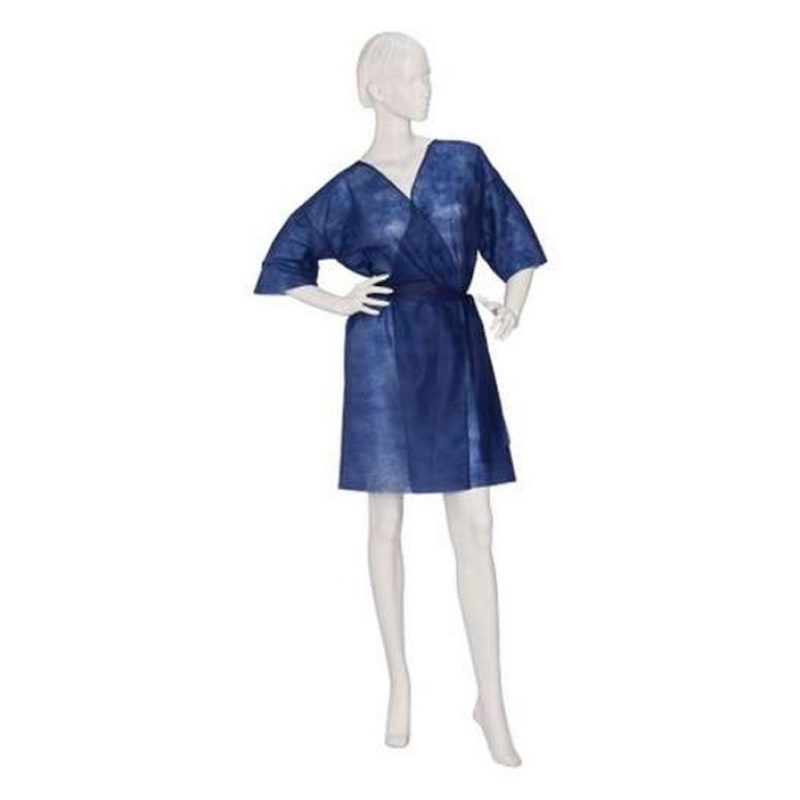 Ro.ial.® Kimono TNT monouso colore blu 10pz per estetista parrucchi...