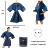 Ro.ial.® Kimono TNT monouso colore blu 10pz per estetista parrucchi...