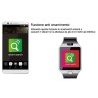 Smartwatch notifiche orologio bracciale telecamera smartphone telefono chiamate