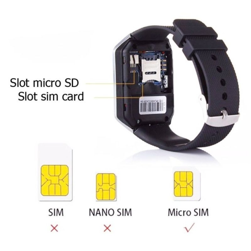 Smartwatch notifiche orologio bracciale telecamera smartphone telefono chiamate
