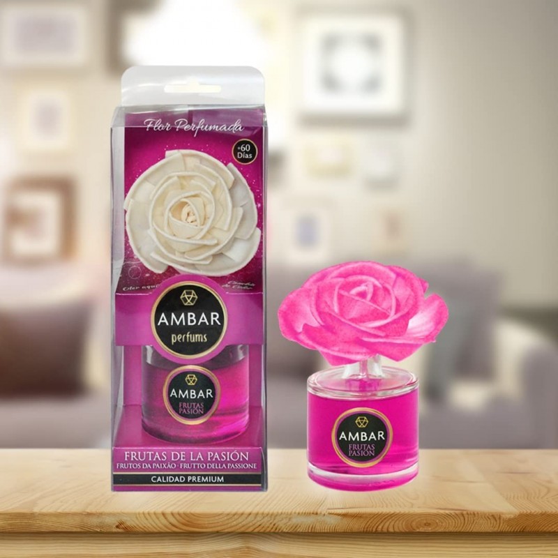 Ambar Deodorante ambiente 75ml fiore rosa diffusore aromi profumato...
