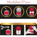 Deodorante ambiente 75ml fiore rosa diffusore aromi profumatore fragranze varie