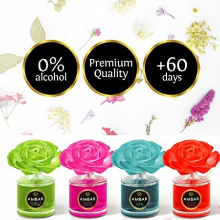 Deodorante ambiente 75ml fiore rosa diffusore aromi profumatore fragranze varie