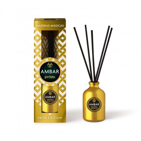 Deodorante ambienti 45ml bastoncini elimina odori Ambar profumatore diffusore