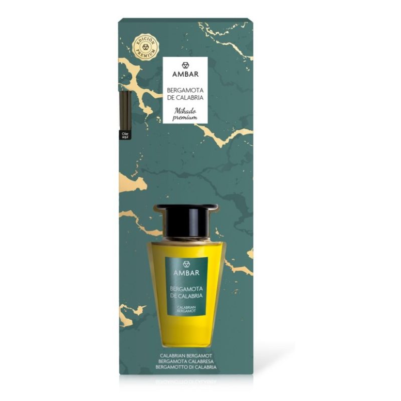 Profumatore ambiente con bastoncini Diffusore Bergamotto di Calabri...