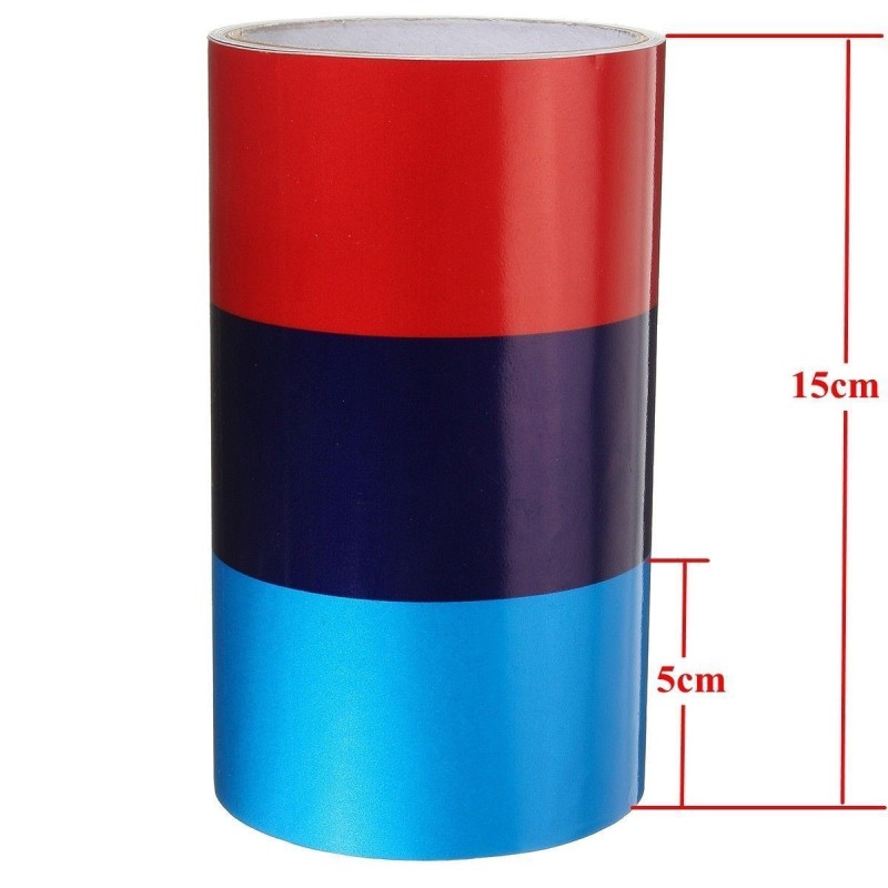 FRANCIA Striscia Adesiva nastro vinile decal auto moto tuning bandiera 15cm x 5m