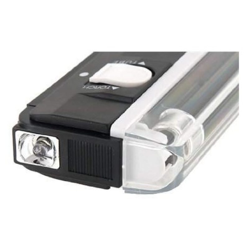 Lampada ultravioletti UV WOOD portatile controllo rilevatore anti contraffazione banconote