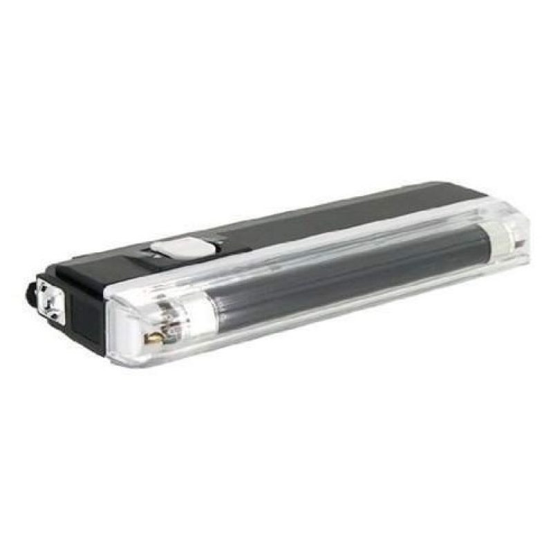 Lampada ultravioletti UV WOOD portatile controllo rilevatore anti contraffazione banconote