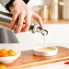 WeHome Oliera con tappo dosatore olio aceto salvagoccia dispenser a...