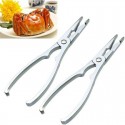 2x Forbici apri crostacei aragosta morsa rompichele granchio frutti di mare 18cm