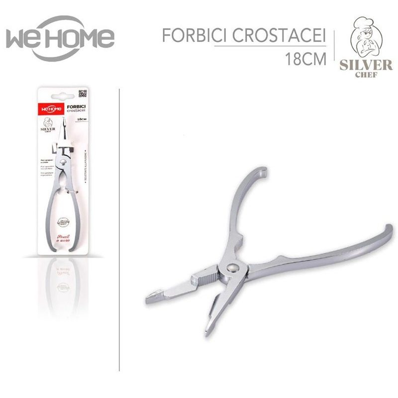 WeHome 2x Forbici apri crostacei aragosta morsa rompichele granchio...