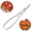 2x Forbici apri crostacei aragosta morsa rompichele granchio frutti di mare 18cm