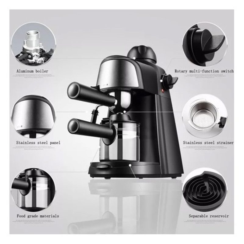 Aorlis Macchina da Caffè Espresso Professionale da 800W caffe macin...