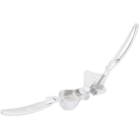 Spremiaglio manuale pressa Schiaccia aglio Acciaio inox utensile cucina manico