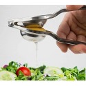 Spremiagrumi manuale spremi lime limone agrumi pressione acciaio inox succo 2pz